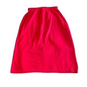 VTG Southern Lady Red Skirt Womens size Medium